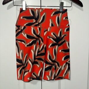 Sage Collective Lightweight Tropical Power Biker Shorts XS NWOT